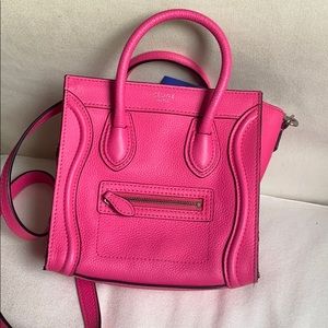 Hot pink Céline bag